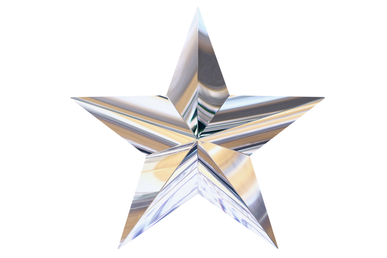 Silver Chrome Star