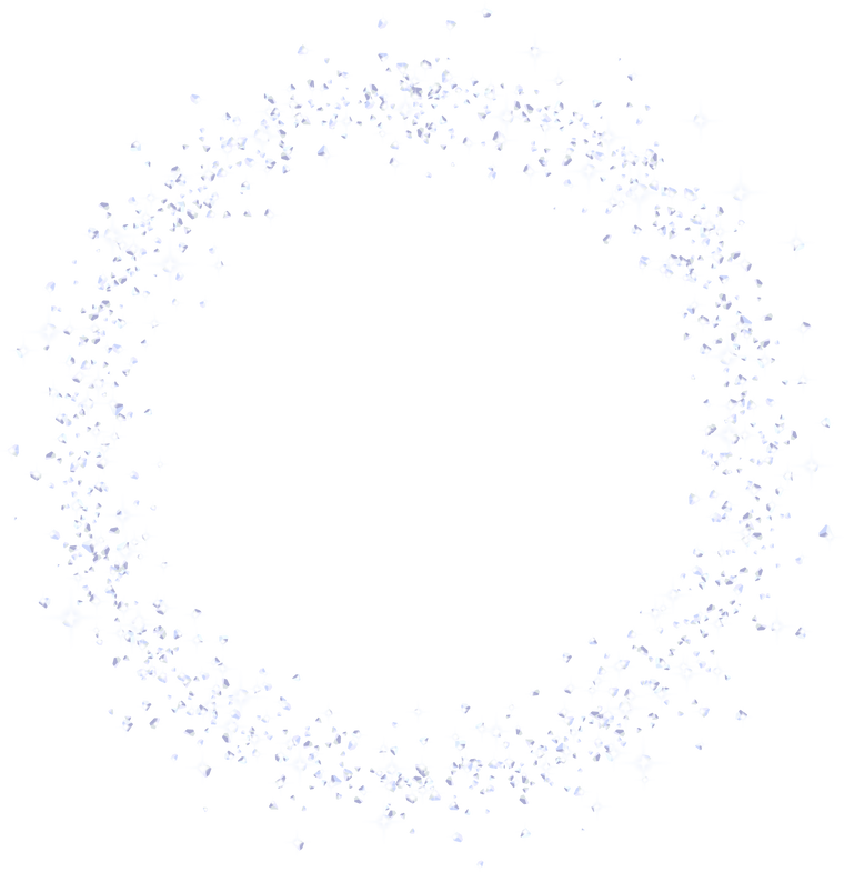 Silver round Frame, Sparkles. Shiny Silverish Circle Crumbs. Glitter Dust Png